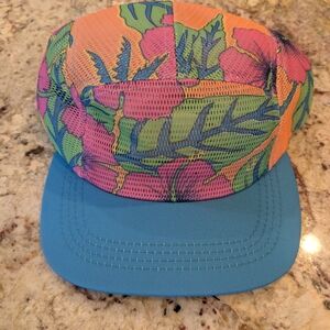 Floral Mesh Cap - Multicolor